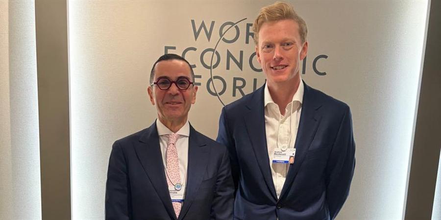 El-Khatib holds cooperation talks with Uber, Olayan, UPL at Davos